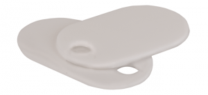 Identification Tags White Plastic